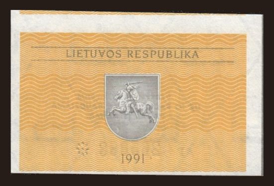 Európa, Litva: 0.20 talonas, 1991