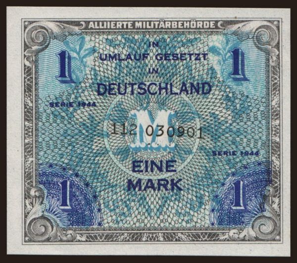 Germany, AMC (1944): 1 Mark, 1944