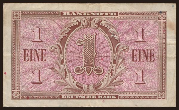 Germany, West Germany: 1 Mark, 1948