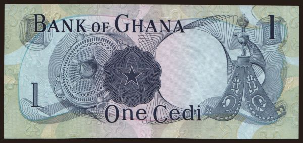 Afrika, Ghana: 1 cedi, 1971