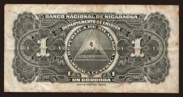 Amerika, Nicaragua: 1 cordoba, 1951