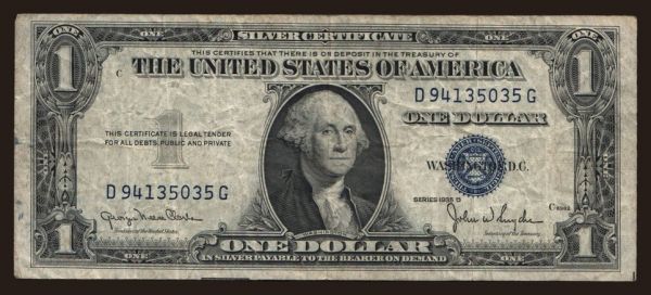 America, USA, USA, 1860-: 1 dollar, 1934