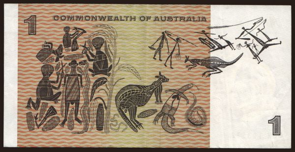 Austrália a Oceánia, Austrália: 1 dollar, 1972