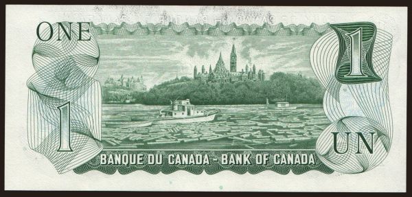 Amerika, Kanada: 1 dollar, 1973