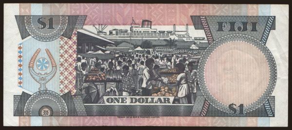 Ausztrália és Óceánia, Fiji: 1 dollar, 1983