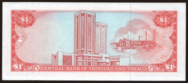 Amerika, Trinidad & Tobago: 1 dollar, 1985