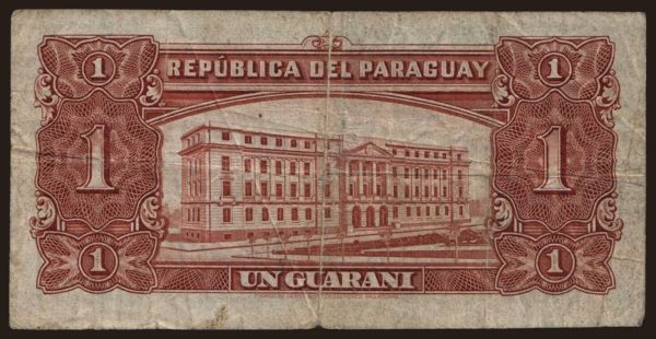 Amerika, Paraguay: 1 guarani, 1943