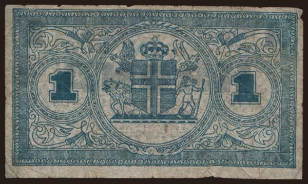 Európa, Izland: 1 krona, 1941