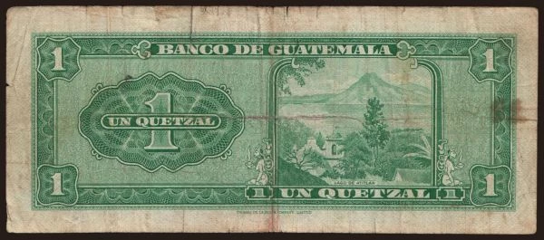 Amerika, Guatemala: 1 quetzal, 1972