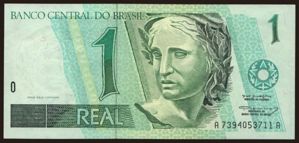 America, Brazil: 1 real, 1994