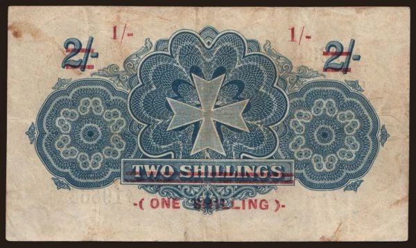 Európa, Malta: 1 shilling, 1942