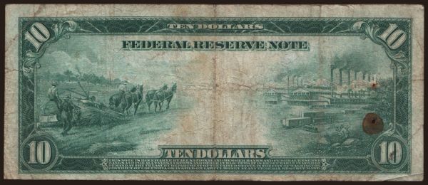 America, USA, USA, 1860-: 10 dollars, 1913