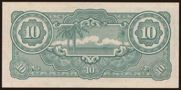 Asia, Malaysia - Malaya: 10 dollars, 1942