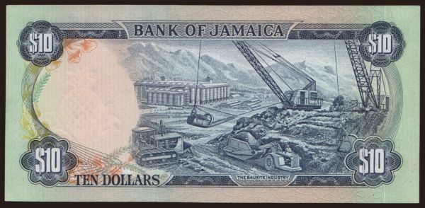 Amerika, Jamaika: 10 dollars, 1978