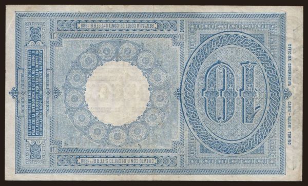 Európa, Olaszország, Olaszország - Állami kiadás -1946: 10 lire, 1915