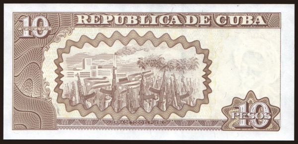 America, Cuba: 10 pesos, 2008