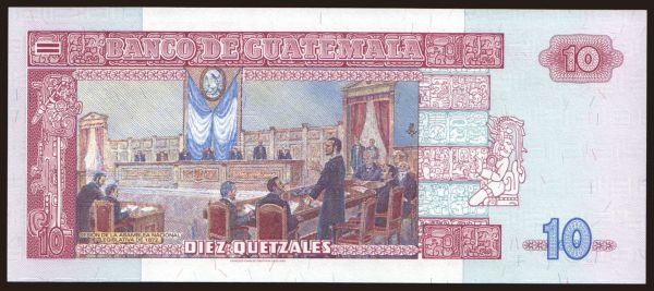 Amerika, Guatemala: 10 quetzales, 2003