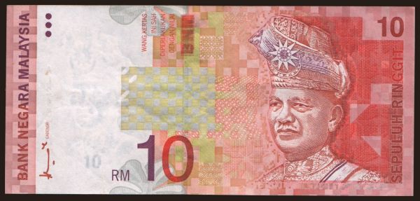 Asia, Malaysia - Malaya: 10 ringgit, 1997