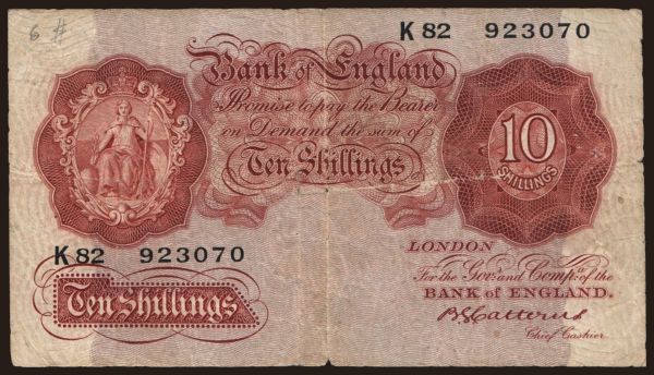 Európa, Spojené Kráľovstvo, Anglicko: 10 shillings, 1929