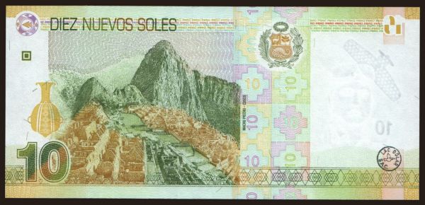 Amerika, Peru: 10 soles, 2013