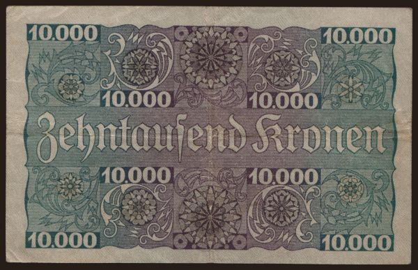 Ausztria és Osztrák-Magyar Monarchia, Kronen (1919-1925): 10.000 Kronen, 1924