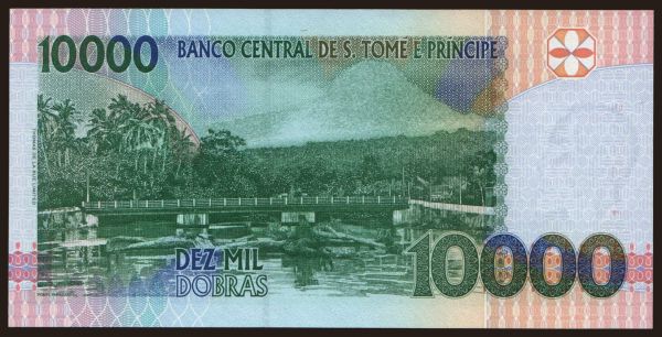 Afrika, Sao Tomé és Prí­ncipe: 10.000 dobras, 1996