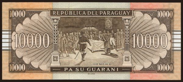 Amerika, Paraguay: 10.000 guaranies, 2004