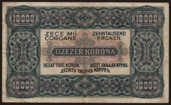 Maďarsko, Korona, 1920-1923: 10.000 korona, 1923