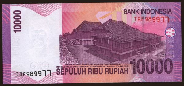 Asia, Indonesia: 10.000 rupiah, 2006