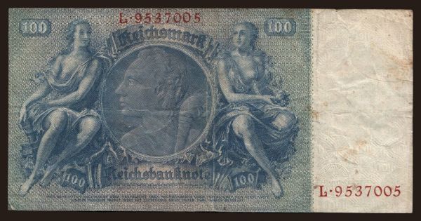 Germany, Reichsbank (1924-1945): 100 Reichsmark, 1935, G/L