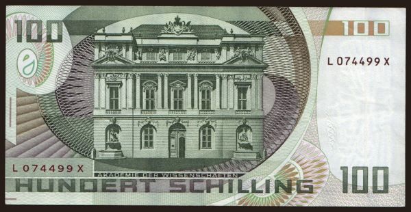 Ausztria és Osztrák-Magyar Monarchia, Schilling (1924-): 100 Schilling, 1984