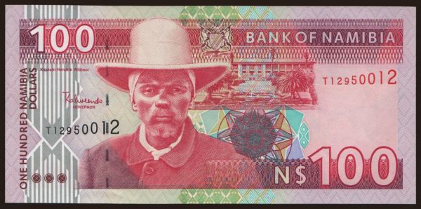 Africa, Namibia: 100 dollars, 2003