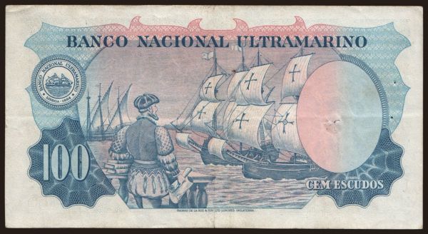 Ázia, Portugalská India: 100 escudos, 1959