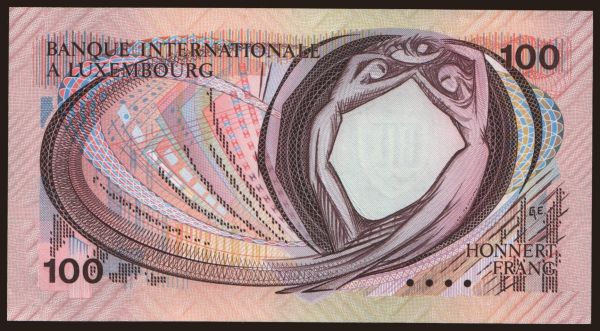 Europe, Luxembourg: 100 francs, 1981