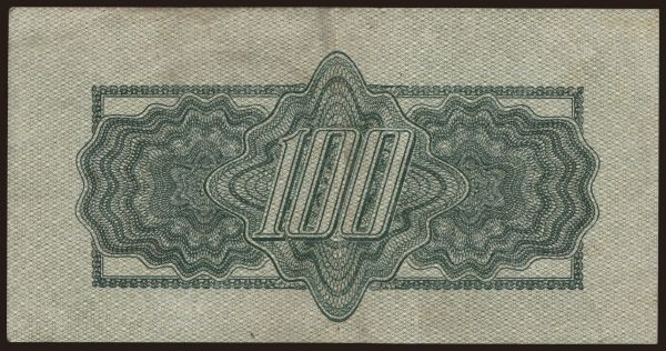 Csehszlovákia és utódállamai, Utalványok, 1944-45: 100 korun, 1944