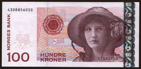 Európa, Nórsko: 100 kroner, 2003