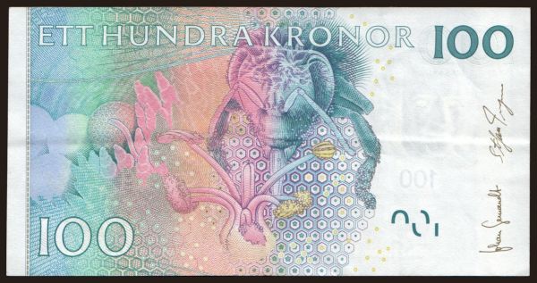 Európa, Švédsko: 100 kronor, 2004