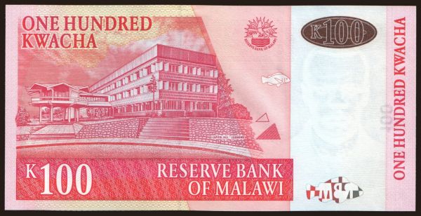 Afrika, Malawi: 100 kwacha, 2011