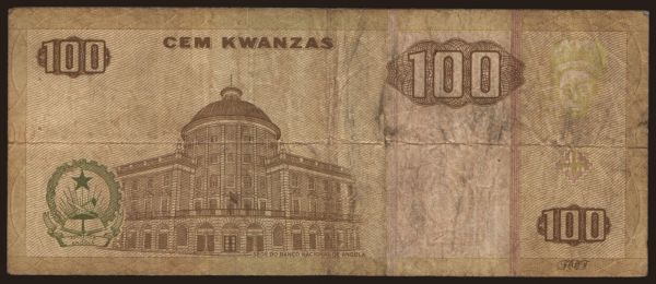 Afrika, Angola: 100 kwanzas, 1999