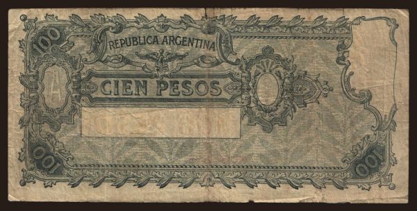 Amerika, Argentina: 100 pesos, 1897(1926)