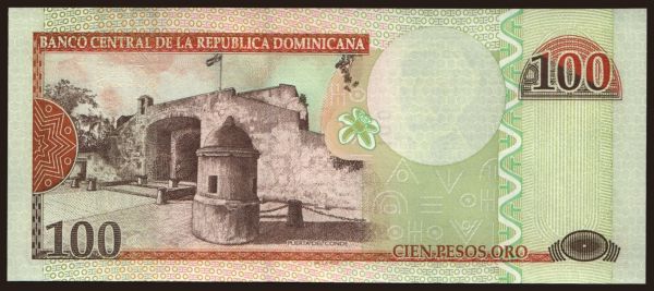 Amerika, Dominikai köztársaság: 100 pesos, 2006