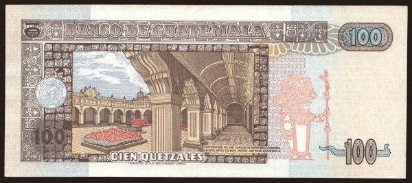 Amerika, Guatemala: 100 quetzales, 1994