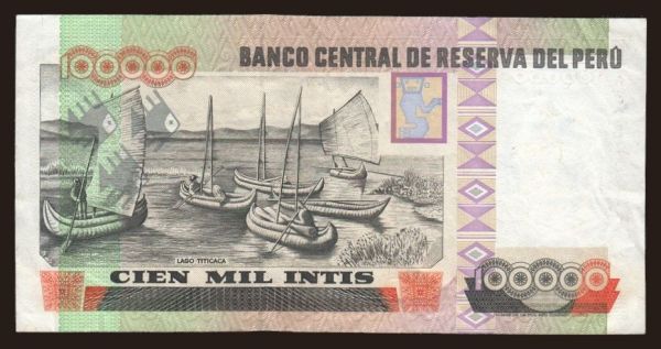 Amerika, Peru: 100.000 intis, 1988