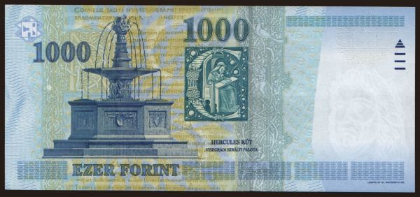 Maďarsko, Forint, 1946-: 1000 forint, 2000