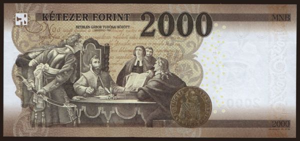 Maďarsko, Forint, 1946-: 1000 forint, 2016