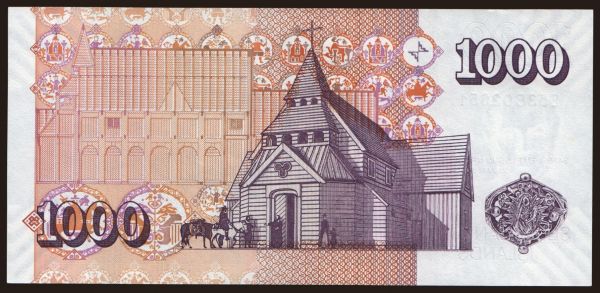 Európa, Izland: 1000 kronur, 2001