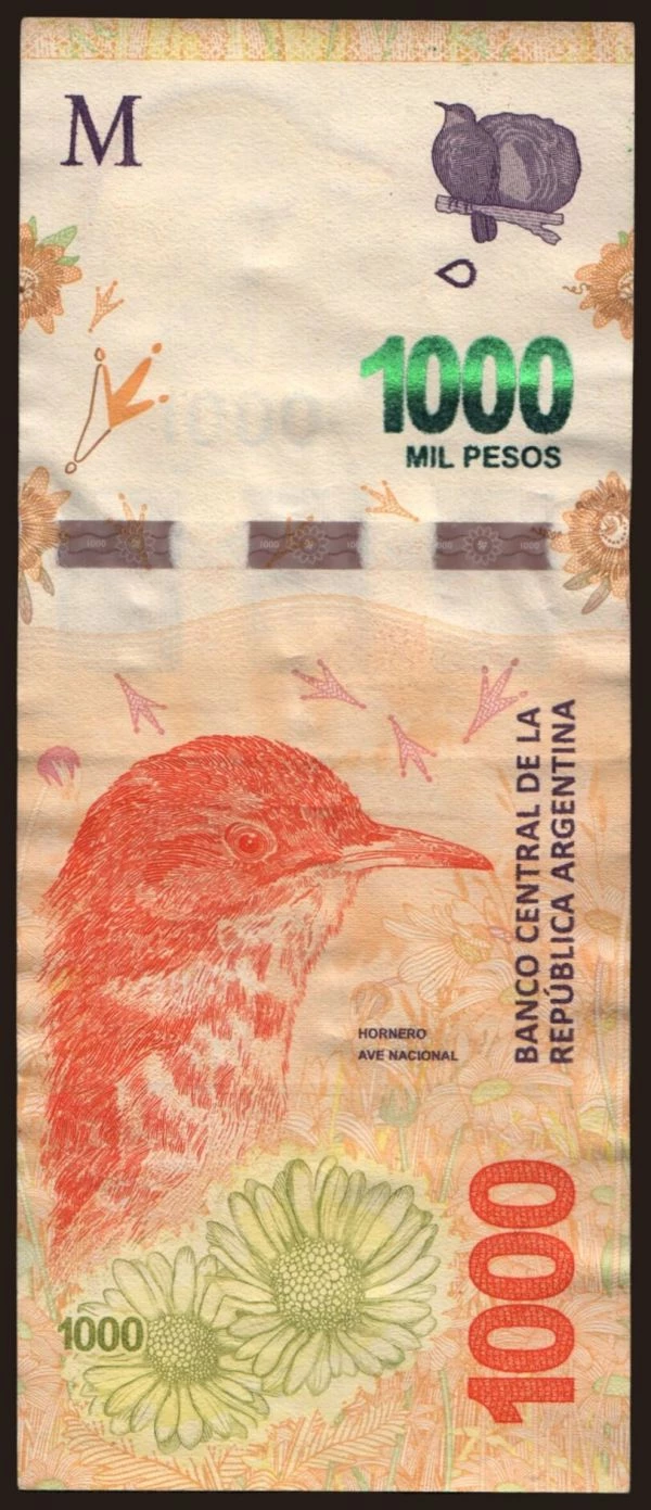 America, Argentina: 1000 pesos, 2017