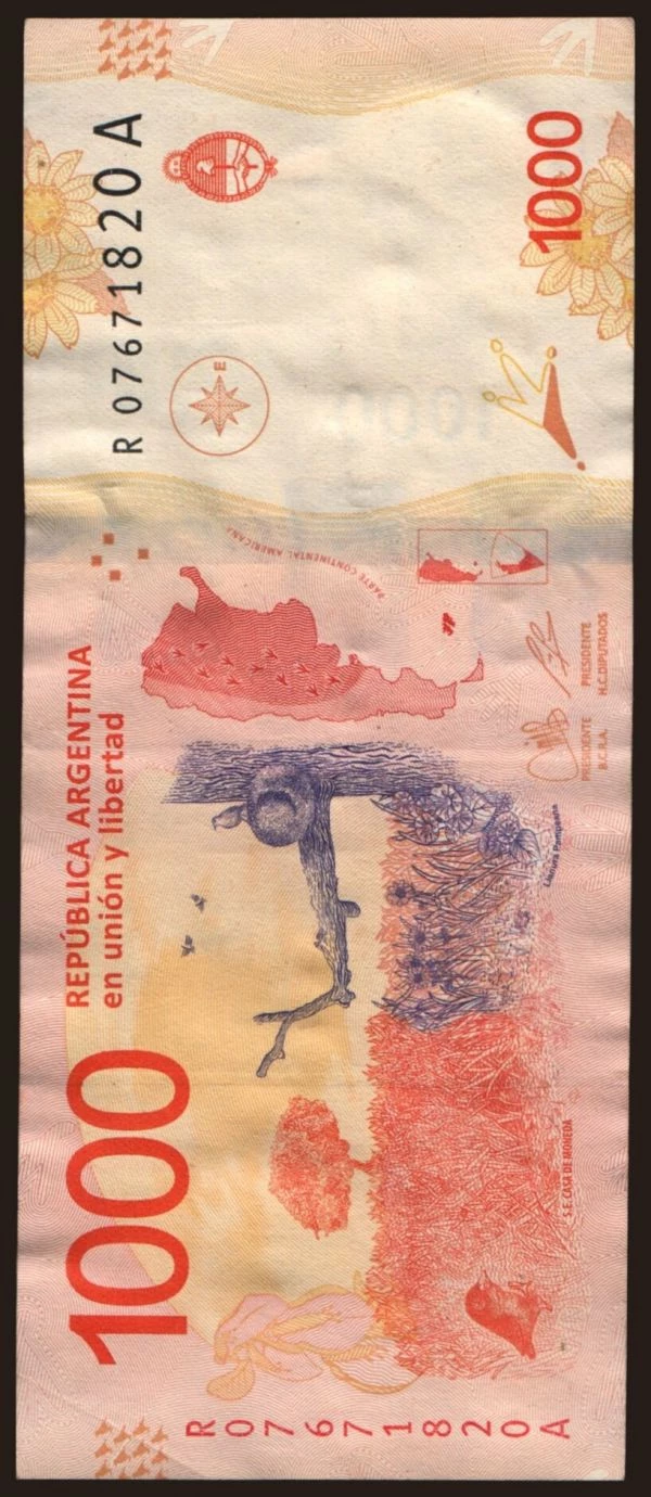 Amerika, Argentina: 1000 pesos, 2017