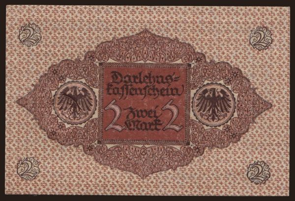 Németország, Infláció (1919-1921): 2 Mark, 1920