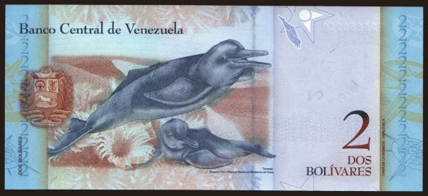 Amerika, Venezuela: 2 bolivares, 2007